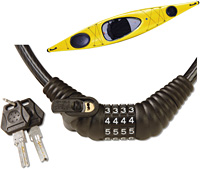 Lasso Security Locking Kayak Cable - Kong Touring